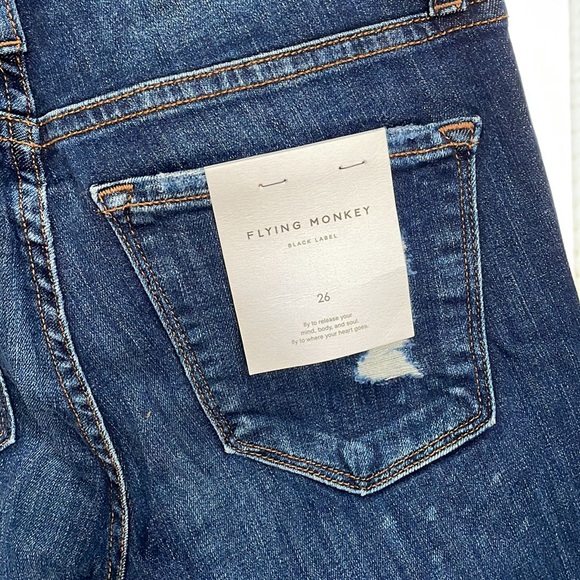 NWT Flying Monkey Distressed Skinny Jean - Picture 4 of 5